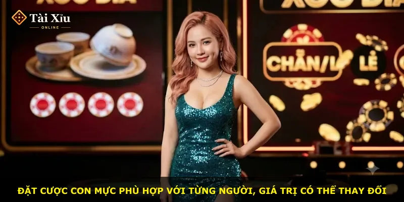 Đặt cược con mực phù hợp với từng người, giá trị có thể thay đổi