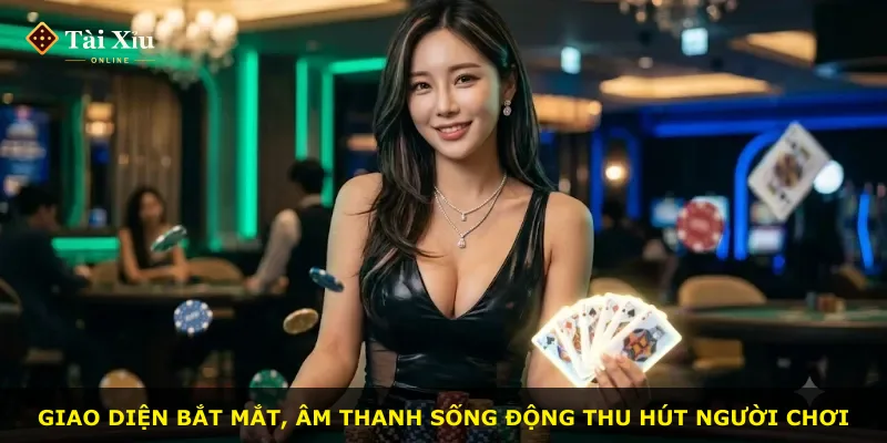 Giao diện bắt mắt, âm thanh sống động thu hút người chơi