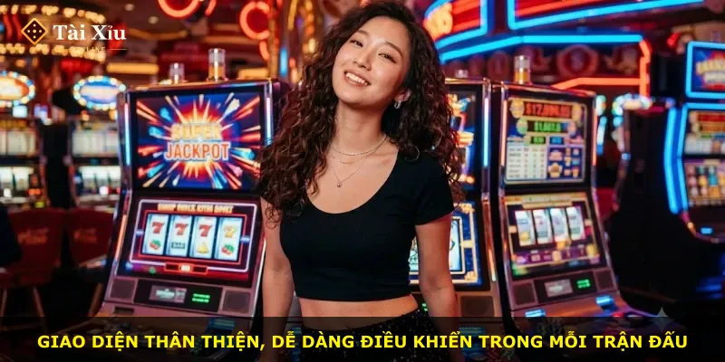 Giao diện thân thiện, dễ dàng điều khiển trong mỗi trận đấu