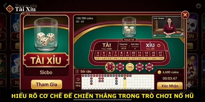 Hiểu rõ cơ chế để chiến thắng trong trò chơi nổ hũ