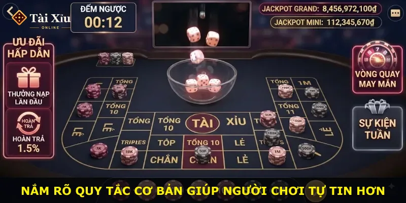 Nắm rõ quy tắc cơ bản giúp người chơi tự tin hơn