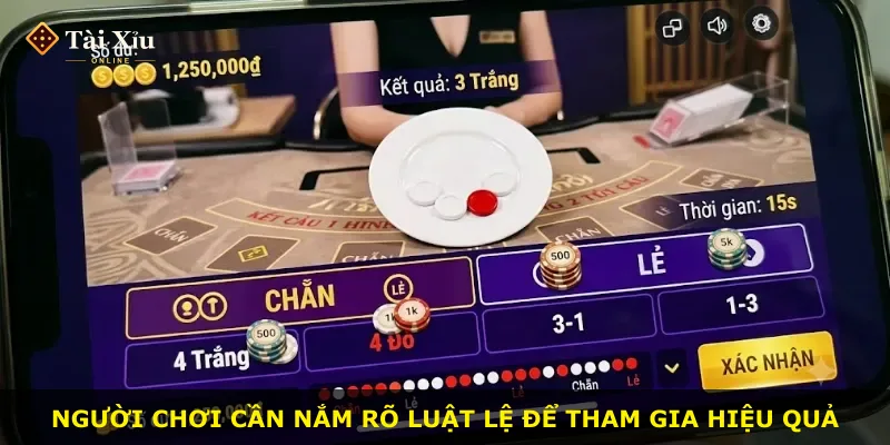 Người chơi cần nắm rõ luật lệ để tham gia hiệu quả