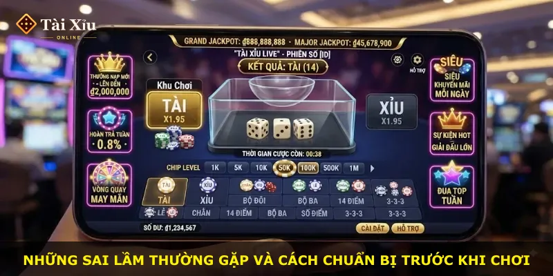 Những sai lầm thường gặp và cách chuẩn bị trước khi chơi