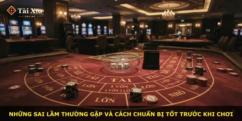 Những sai lầm thường gặp và cách chuẩn bị tốt trước khi chơi
