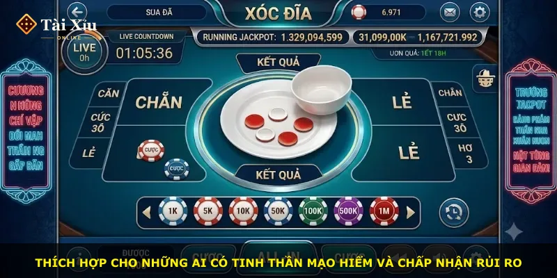 Thích hợp cho những ai có tinh thần mạo hiểm và chấp nhận rủi ro