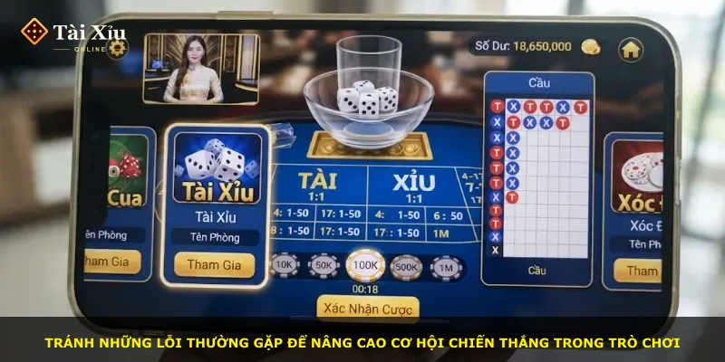 Tránh những lỗi thường gặp để nâng cao cơ hội chiến thắng trong trò chơi