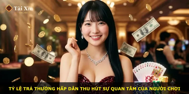 Tỷ lệ trả thưởng hấp dẫn thu hút sự quan tâm của người chơi